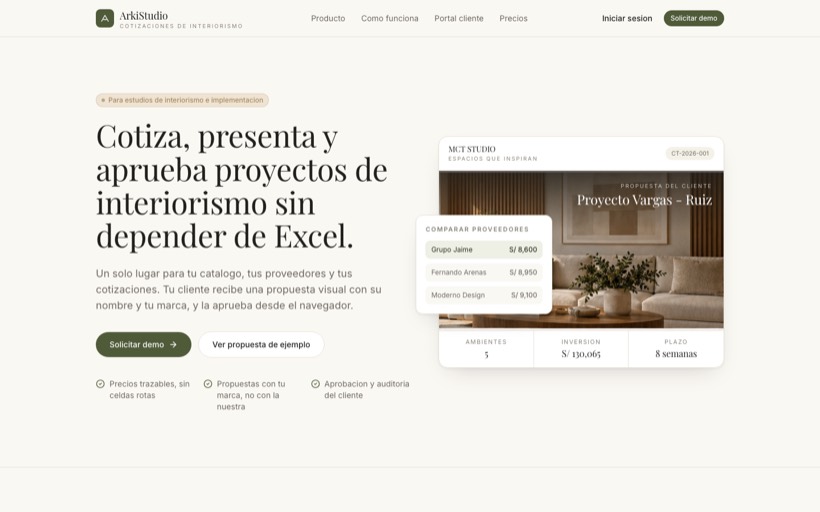 ArkiStudio — screenshot