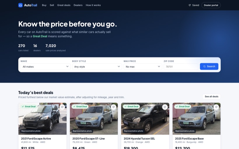 AutoTrail — screenshot