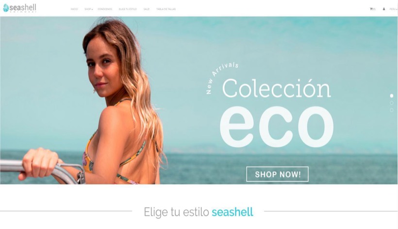Seashell Swimwear — screenshot