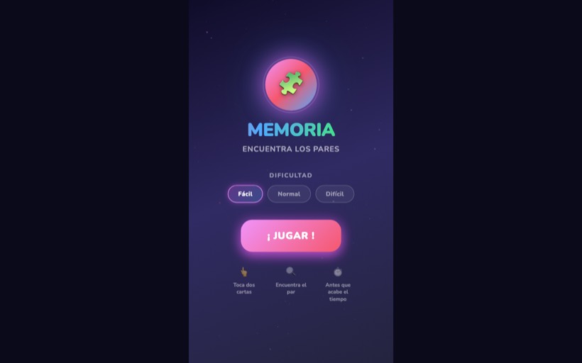Memory Game — screenshot