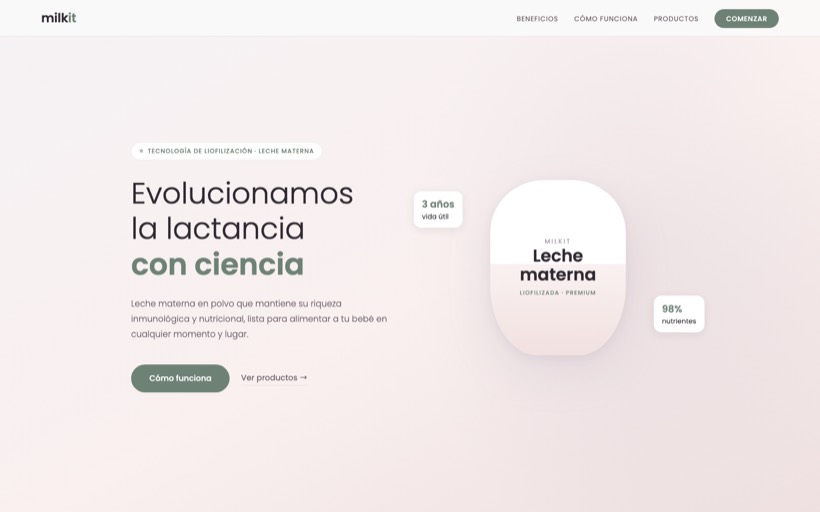 Milkit — screenshot