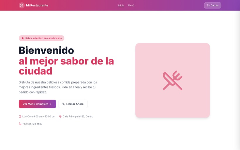Restaurant Orders — screenshot