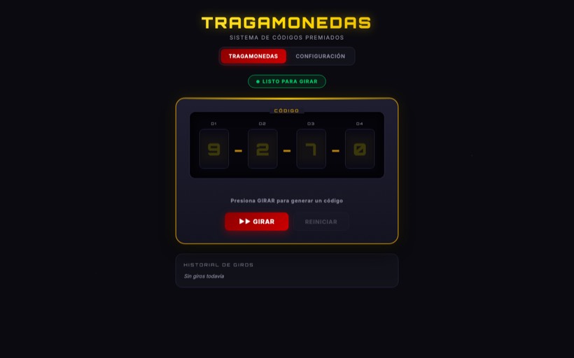 Promo Slot Machine — screenshot